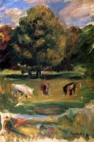 Renoir, Pierre Auguste - Landscape with Horses